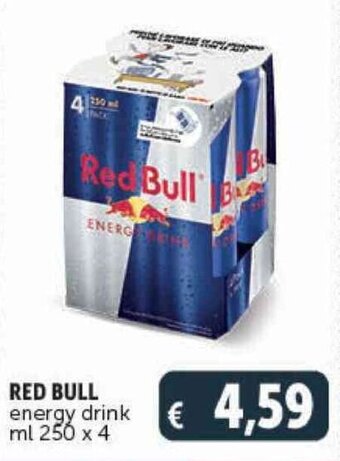 Deco Supermercati RED BULL energy drink ml 250 x 4 offerta