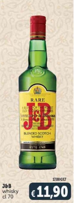 Deco Supermercati J&B whisky cl 70 offerta