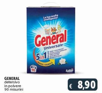 Deco Supermercati GENERAL detersivo in polvere 90 misurini offerta