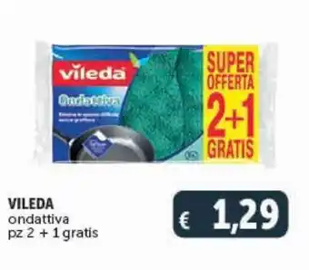 Deco Supermercati VILEDA ondattiva pz 2 + 1 gratis offerta