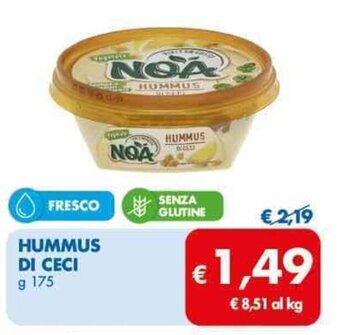 MD Discount HUMMUS DI CECI g 175 offerta