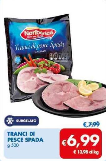 MD Discount TRANCI DI PESCE SPADA g 500 offerta