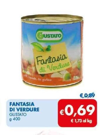 MD Discount FANTASIA DI VERDURE GUSTATO g 400 offerta