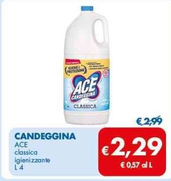 MD Discount CANDEGGINA ACE classica igienizzante L4 offerta