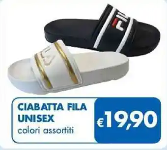 MD Discount CIABATTA FILA UNISEX colori assortiti offerta
