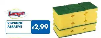 MD Discount Lampo 9 SPUGNE ABRASIVE offerta