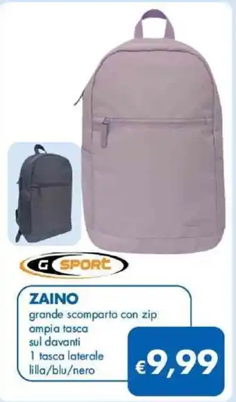 MD Discount G SPORT ZAINO offerta