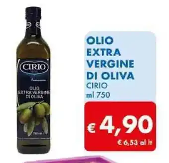 MD Discount OLIO EXTRAVERGINE DI OLIVA CIRIO ml 750 offerta