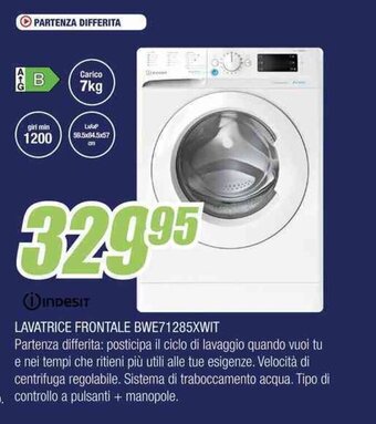 Trony INDESIT LAVATRICE FRONTALE BWE71285XWIT offerta