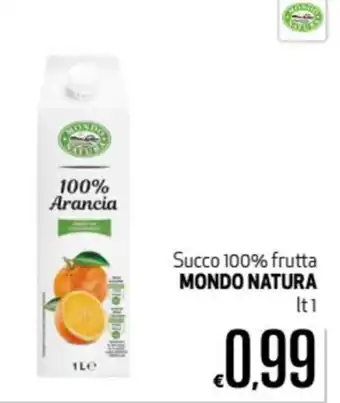 Maxi Supermercati Mondo Natura Succo 100% frutta 1lt offerta
