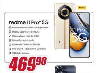 Trony realme 11 Pro+ 5G offerta