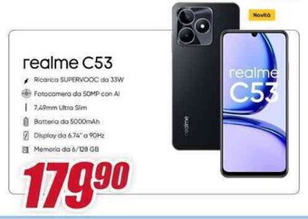 Trony realme C53 offerta