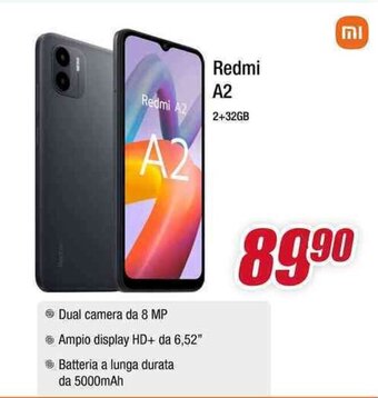 Trony Redmi A2 offerta