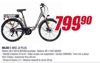 Trony NILOX E-BIKE J5 PLUS offerta
