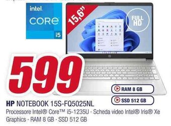 Trony HP NOTEBOOK 15S-FQ5025NL offerta