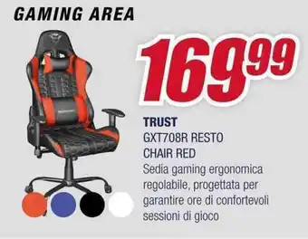 TRUST GXT708R RESTO CHAIR RED