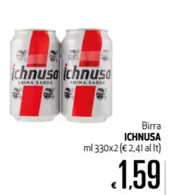 Maxi Supermercati Ichnusa Birra 330ml x 2 offerta