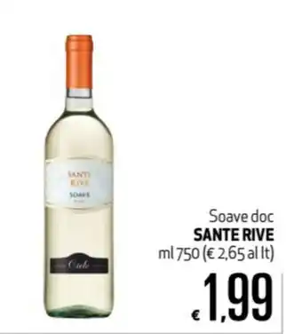 Maxi Supermercati Sante Rive Soave doc 750ml offerta