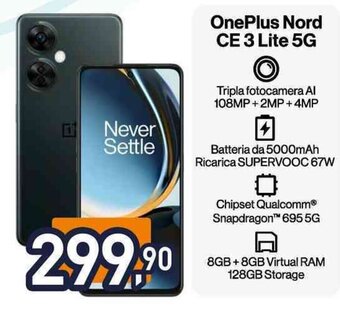 Unieuro Oppo OnePlus Nord CE 3 Lite 5G offerta