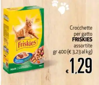 Maxi Supermercati Friskies Crocchette per gatto assortite 400gr offerta