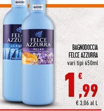Conad Margherita BAGNODOCCIA FELCE AZZURRA vari tipi 650ml offerta