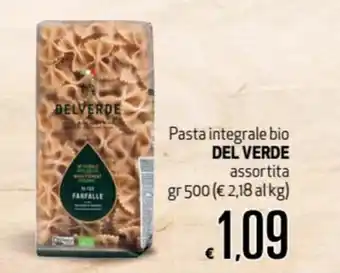 Maxi Supermercati Del Verde Pasta integrale bio 500gr offerta