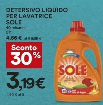Coop Sole Detersivo lavatrice offerta