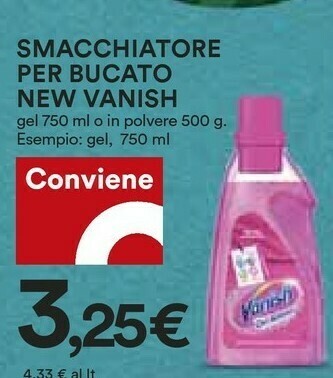 Coop Vanish Smacchiatore offerta