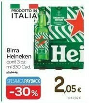 Carrefour Heineken Birra 330 G(ml) offerta