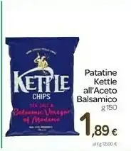 Carrefour Kettle chips Patatine Sea Salt 150 G(ml) offerta