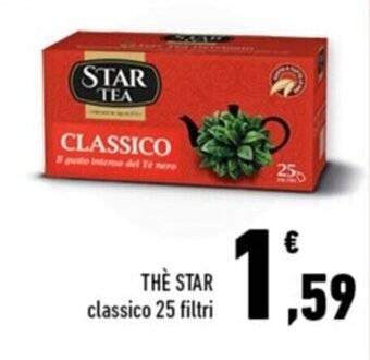 Conad Margherita THÈ STAR classico 25 filtri offerta