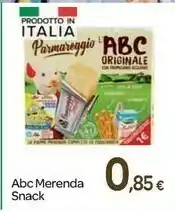 Carrefour Parmareggio Parmareggio - L'ABC della Merenda con Snack Parmareggio offerta