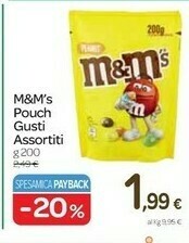 Carrefour M&M's Pouch offerta