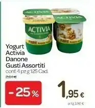 Carrefour Danone Activia Mirtillo offerta