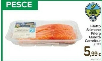 Carrefour Carrefour Filetto Salmone Filiera Qualità offerta