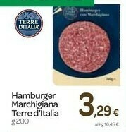 Carrefour Terre D'italia Hamburger Marchigiana offerta