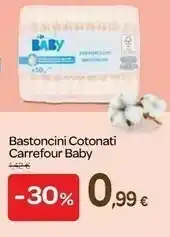 Carrefour Bastoncini Cotonati offerta