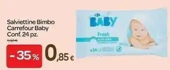 Carrefour Salviettine Bimbo offerta