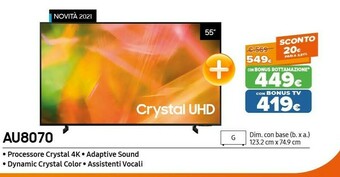 Expert Samsung AU8070 offerta