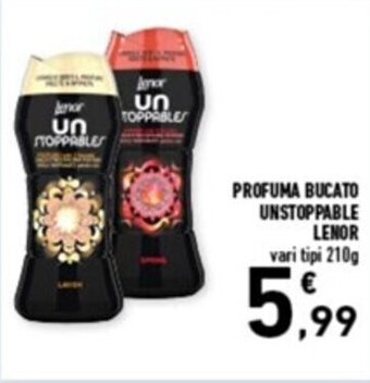 Conad Margherita PROFUMA BUCATO UNSTOPPABLE LENOR vari tipi 210g offerta