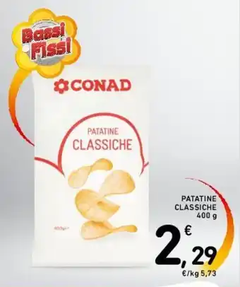 Conad PATATINE CLASSICHE 400 g offerta