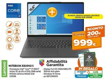 Expert Lenovo Notebook Ideapad 5 offerta