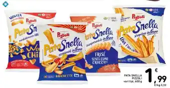 Conad PATA SNELLA PIZZOLI vari tipi 600 g offerta