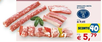 Esselunga Grigliata Mista Di Suino offerta