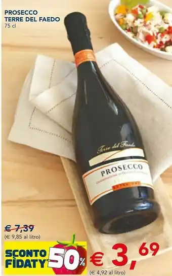 Esselunga Terre Del Faedo Prosecco offerta