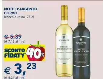 Esselunga Corvo - Note D'Argento 750 g(ml) offerta