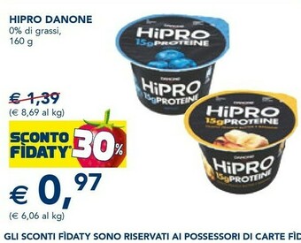 Hipro Danone 0% Di Grassi