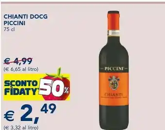Esselunga Piccini Chianti offerta