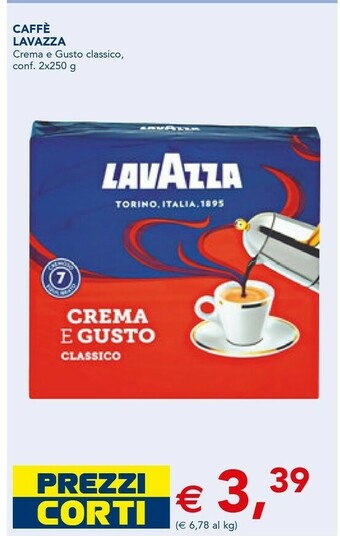 Esselunga Lavazza Crema E Gusto Classico offerta