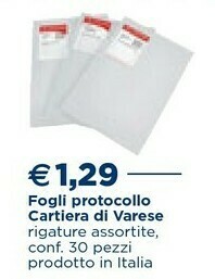 Cartiera Di Varese Fogli Protocollo
